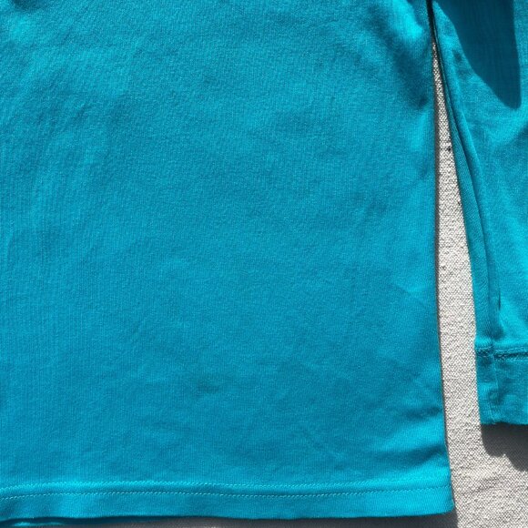 Primary Organic Long-Sleeve PJ Top and Pants, "Peacock" color, Size 4-5, VGUC - Picture 3 of 14